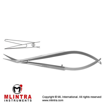 Noyes Iris Scissor Straight - Sharp/Blunt Stainless Steel, 12.5 cm - 5"
